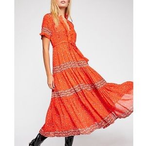 FREE PEOPLE Rare Feelings Maxi dress